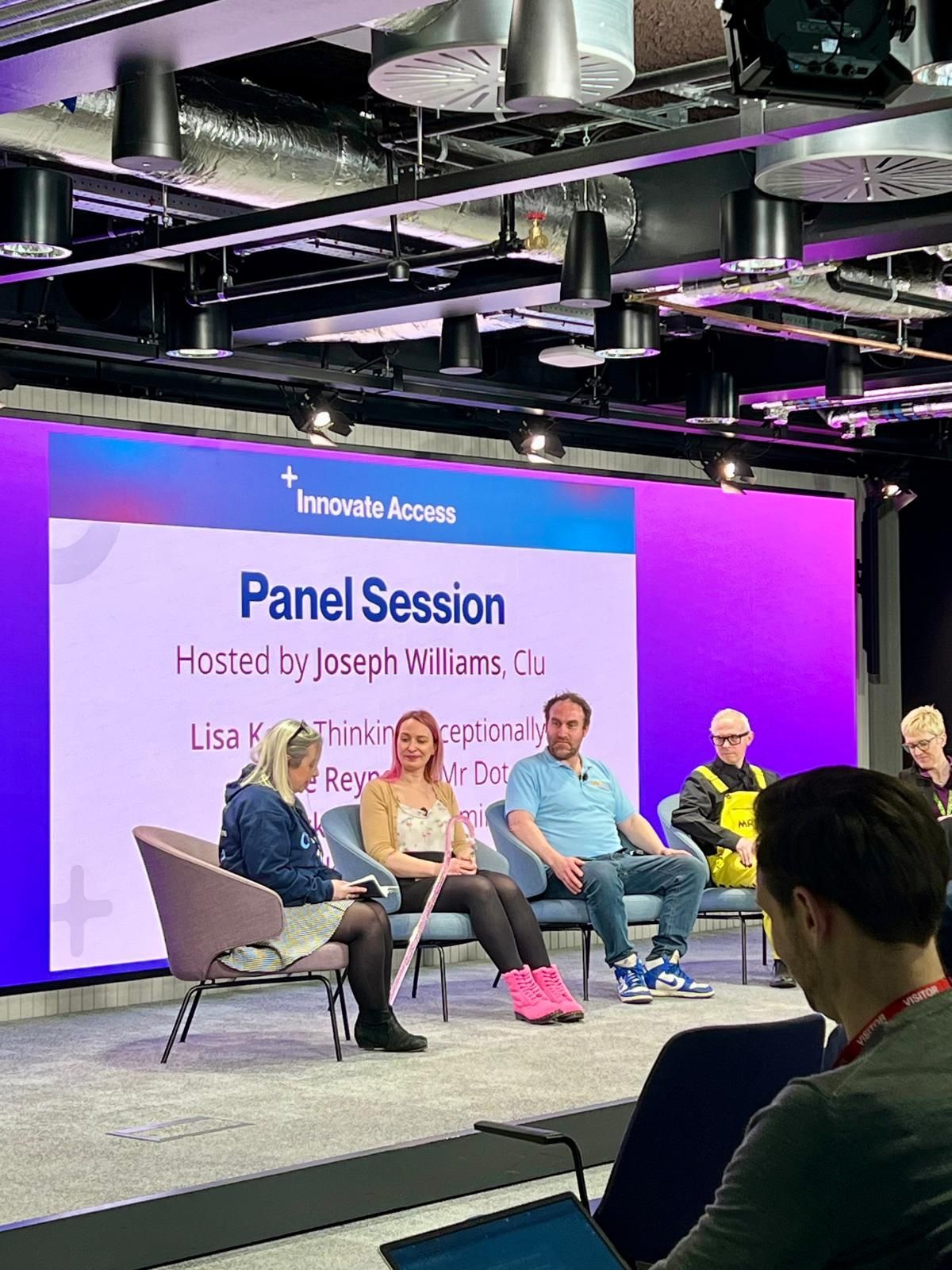 Mark on the AI panel at BT Group HQ